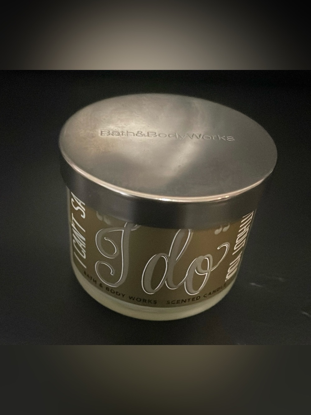 Bath & Body Works I Can’t Say “I Do” Without You Mini Candle - Picture 2 of 4